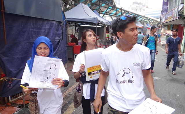 Corporate walk treasure hunt activity in Malaysia